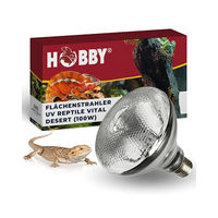 Produktbild von Hobby UV-Reptile vital UV-Flächenstrahler für Reptilien und Echsen 4325W Silber