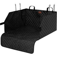 Produktbild von Hobbydog Autoschondecke Kofferraumschutzdecke für Hunde aus Oxford-Gewebe wasserabweisend Schwarz Universalgröße 90x90 bis 110x100 cm