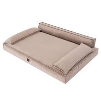 Produktbild von HOBBYDOG Hundebett aus Velours in Beige XL
