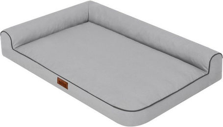 Hobbydog Hundebett Sofa aus Oxford-Gewebe Grau mit abnehmbarem Bezug für erwachsene Hunde – Bild 1 von 3