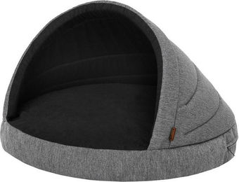 Hobbydog Hundekorb und Hundehöhle aus Stoff in Grau 90x90cm für Hunde und Katzen – Bild 1 von 4