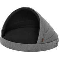 Produktbild von Hobbydog Hundekorb und Hundehöhle aus Stoff in Grau 90x90cm für Hunde und Katzen