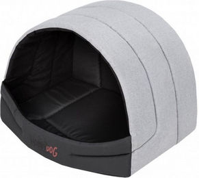 Hobbydog Katzenhöhle Kuschelhöhle aus Oxford-Gewebe Grau – Bild 1 von 4