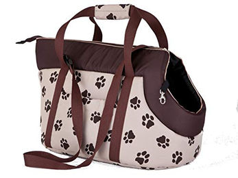 Hobbydog Tragetasche für Hunde und Katzen Beige Wasserabweisend Stoff 27 x 25 x 43 cm – Bild 1 von 2
