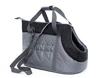 Hobbydog Tragetasche für Hunde und Katzen Wasserabweisend Grau Schwarz 32 x 30 x 50 cm – Bild 1 von 3