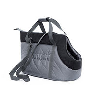 Produktbild von Hobbydog Tragetasche für Hunde und Katzen Wasserabweisend Grau Schwarz 32 x 30 x 50 cm