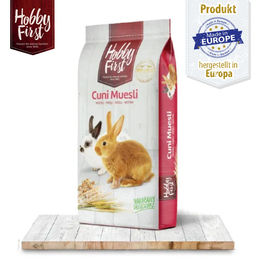 Produktbild von HobbyFirst Cuni Muesli Kaninchen Ergänzungsfutter ohne tierisches Protein 15 kg