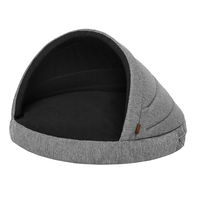 Produktbild von HOBBYGARDEN Hundematratze aus Polyurethanschaum OEKO-TEX zertifiziert Grau 65 x 65 cm