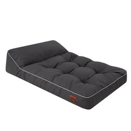 HOBBYGARDEN Hundematratze Hundebett aus Oxford-Gewebe in Grau Grösse L 98 x 62 cm – Bild 1 von 7