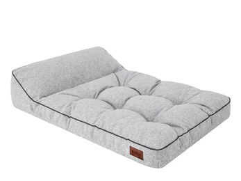 HOBBYGARDEN Hundematratze Hundebett aus Stoff in Grau mit OEKO-TEX Zertifizierung Größe L 98 x 62 cm – Bild 1 von 7
