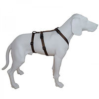 Produktbild von Hoffmann Das Original NoExit Sicherheitsgeschirr für Hunde ausbruchsicher Braun Bauchumfang 70-90 cm
