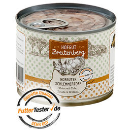 Hofgut Breitenberg Hofguter Schlemmertopf Katzen Nassfutter Huhn und Pute in Sauce 12 x 180 g - 12 x 180 g – Bild 1 von 3