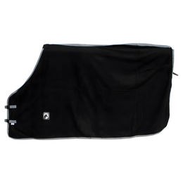 Hofman Animal Care Fleece Decke Schwarz/Grau 135 x 185 cm – Bild 1 von 2