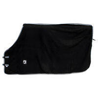 Produktbild von Hofman Animal Care Fleece Decke Schwarz/Grau 135 x 185 cm