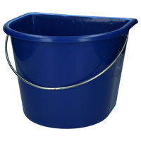 Produktbild von Hofman Animal Care Futtereimer aus Kunststoff mit flacher Seite Blau 15 Liter