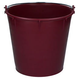 Produktbild von Hofman Animal Care Futtereimer aus Kunststoff mit Griff burgunderrot 7 Liter