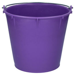 Produktbild von Hofman Animal Care Futtereimer aus Kunststoff mit Griff lila 7 Liter