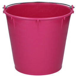 Produktbild von Hofman Animal Care Futtereimer aus Kunststoff mit Griff rosa 7 Liter