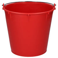 Produktbild von Hofman Animal Care Futtereimer aus Kunststoff mit Griff rot 7 Liter