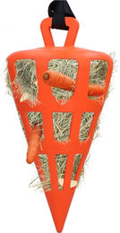 Hofman Animal Care Hay Slow Feeder Fun & Flex Heukarotte aus Naturkautschuk in Orange – Bild 1 von 6