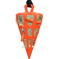 Produktbild von Hofman Animal Care Hay Slow Feeder Fun & Flex Heukarotte aus Naturkautschuk in Orange