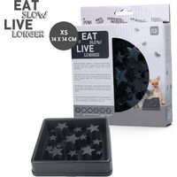 Produktbild von Holland Animal Care Eat Slow Live Longer Star Anti-Schlingnapf Slow Feeder für kleine Hunde XS Grau
