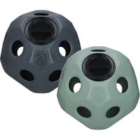 Produktbild von Holland Animal Care Feed & Play Ball Slowfeeder Heunetz Interaktives Pferdespielzeug Schwarz
