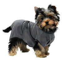 Produktbild von Holland Animal Care Hundebademantel Royal Dry aus Polyester in Grau Größe XS - 1 Stk.