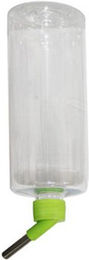 Produktbild von Holland Animal Care Trinkflasche für Nager in Grün Transparent mit Edelstahl Ventil Größe L - 500 ml