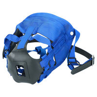 Produktbild von Holland Animal Care Weide Maulkorb aus Leder Blau Größe Full