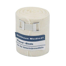 Holthaus Flavabinde aus Baumwolle Beige 6m x 6cm – Bild 1 von 1