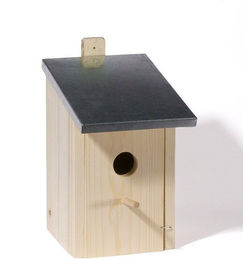 Holzwaren Wasmer Nistkasten Star aus Naturholz für Wildvögel – Bild 1 von 2