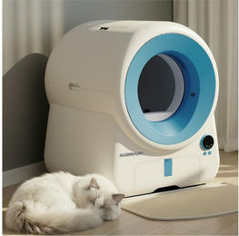 Homall KuzmoTec Selbstreinigende Katzentoilette XXL mit Luftschleier-Desodorierung für erwachsene Katzen – Bild 1 von 5