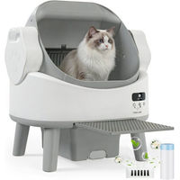 Produktbild von Homall Selbstreinigende Katzentoilette für erwachsene Katzen in Weiß aus Kunststoff