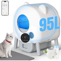 Produktbild von HOMALL Selbstreinigende Katzentoilette XL in Weiß mit App-Steuerung und WiFi für Katzen aller Altersstufen