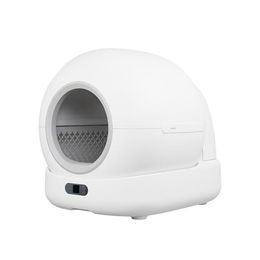 Hombli Smart Katzenklo mit Kamera und UV-Sterilisation, selbstreinigende Katzentoilette in Weiß mit Edelstahl-Komponenten und App-Steuerung – Bild 1 von 3