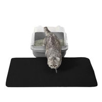 Produktbild von Home Collective Katzentoilette Hygienematte Schwarz 60x45 cm zweilagig und rutschfest