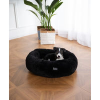 Produktbild von Home Deluxe Haustierbett MUFFIN aus Polyester in Schwarz