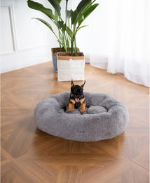 Produktbild von Home Deluxe Haustierbett MUFFIN Grau aus Polyester
