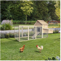 Produktbild von Home Deluxe Hühnerstall TANO aus Holz mit integriertem Auslauf und Nistkasten 310 x 150 cm
