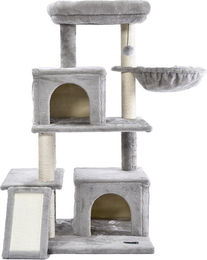 Home Deluxe Kratzbaum Ruby für Katzen in Grau aus Polyester und Sisal mit Maßen 100 x 49 x 49 cm – Bild 1 von 6