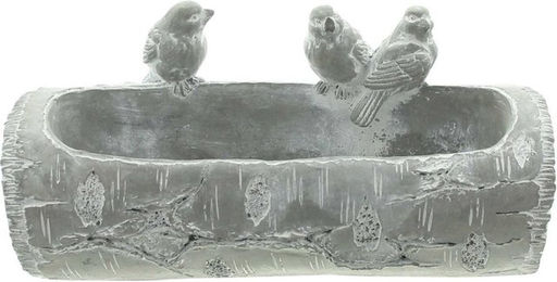 Home-trends24.de Vogeltränke Baumstamm aus Zement für den Garten 25 cm – Bild 1 von 3