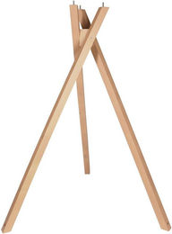 Produktbild von Home4Living Vogelhausständer Dreibein aus Massivholz 102cm