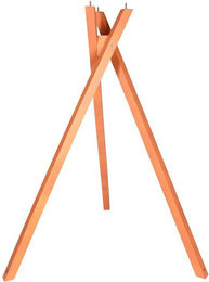 Home4Living Vogelhausständer Dreibein aus Massivholz 102cm – Bild 1 von 2