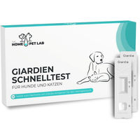 Produktbild von HomePetLab Giardien Schnelltest für Hunde und Katzen 2er Packung