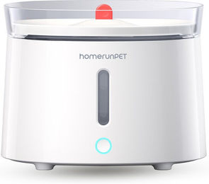 homerunPET CF20 Automatischer Trinkbrunnen für Hunde und Katzen mit UVC-Bakterienbekämpfung und kabelloser Wasserpumpe inkl. Filterpatrone – Bild 1 von 1