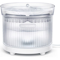 Produktbild von homerunPET Kabelloser Katzenbrunnen WF21 mit wiederaufladbarem Akku, BPA-frei, Weiß/Transparent