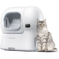 Produktbild von HomerunPET Smarte selbstreinigende Katzentoilette CS106 XL in Weiß für große Katzen bis 10 kg