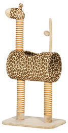 Homu & Co. Kratzbaum im Giraffen-Design für Katzen mit Katzenhöhle und Spielball, 101 cm hoch – Bild 1 von 1