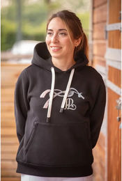 Produktbild von Hoodie Damen Pénélope Funny Schwarz Baumwolle 2XS